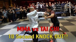 MMA vs Tai Chi 10 Second KNOCK OUT ✅ [upl. by Erastes596]