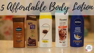 5 Best Affordable Body Lotions  Cocoa Butter Body Lotions Review [upl. by Barclay]