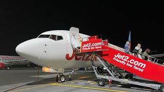 WORLD’S OLDEST 737800  TRIP REPORT  JET2  737800  PALMA DE MALLORCANEWCASTLE  ECONOMY  HD [upl. by Assehc]