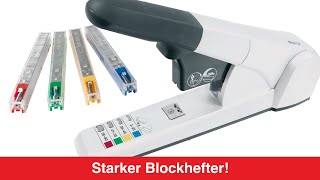 LEITZ BlockHeftgerät 5551 Stapler [upl. by Dodson]