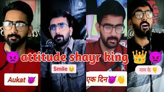 attitude shayari king 👑👿👿 motivation attitude shayari upsc vabby vabby731 pw badmashi viral [upl. by Pinelli]