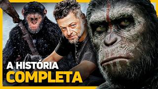 TRILOGIA Planeta dos Macacos A HISTÓRIA COMPLETA [upl. by Ynoyrb363]