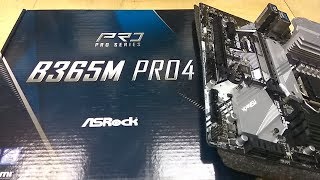 B365M Pro4 mATX Asrock Motherboard Supports 9th and 8th [upl. by Hendren407]