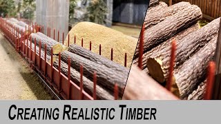 Creating realistic miniature timber with Creality CRscan Otter [upl. by Airetas]