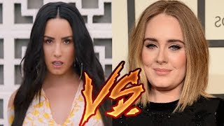 Demi Lovato VS Adele IN SAME SONGS [upl. by Annelak]