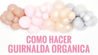 Cómo hacer GUIRNALDA DE GLOBOS prolija  sin cinta perforada [upl. by Dlorag955]