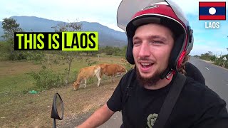 SOUTHERN LAOS Is INCREDIBLE  PAKSE Motorbike Mission 🇱🇦 [upl. by Yehus]