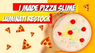 LUMINATI SLIME 1111 RESTOCK VIDEO I MADE PIZZA SLIME 🍕 [upl. by Tann449]