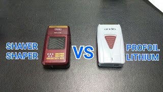 WAHL SHAVER SHAPER VS ANDIS PROFOIL LITHIUM [upl. by Ellehsad]