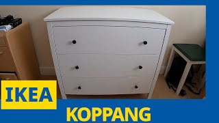 Ikea Koppang Kommode 3 Schubladen Aufbau und Unboxing Schritt für Schritt ikea aufbau unboxing [upl. by Adair]