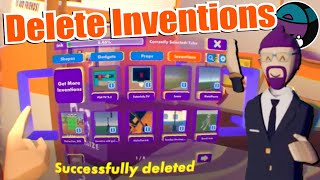 How To Delete Inventions  Rec Room Tutorial [upl. by Eittol]