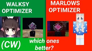 Walksy optimizer vs Marlows optimizer  I dont support walksy CW [upl. by Icken976]