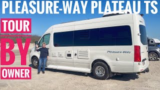 2022 PLEASUREWAY PLATEAU TS  TOUR BY OWNER  SUSAN  ITEMS USED IN THE RV [upl. by Charlean]