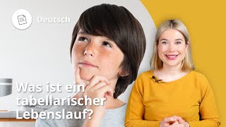 Tabellarischer Lebenslauf – Deutsch  Duden Learnattack [upl. by Hoopen]