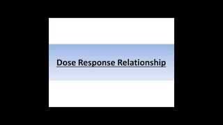 quotDose Response Relationshipquot Explained in a Simple Way [upl. by Kennith]