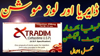 Xtradim 250mg inj  Antibiotic  Ceftazidime injection benefits and sideeffects usese in Urdu [upl. by Dettmer274]