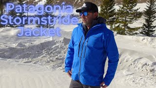 Patagonia Stormstride Jacket Review  Backcountry Ski and Splitboarding Jacket [upl. by Naoj]