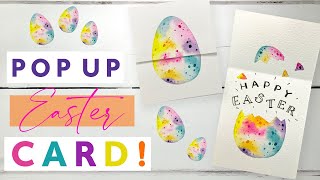 How To Paint A Pop Up Easter Card  Family Easter Craft Ideas [upl. by Gnil]