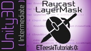 Raycast LayerMask Javascript amp C UnityQuickTips [upl. by Nevaeh]