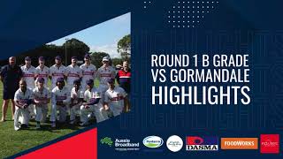 CLV B Grade Round 1  Traralgon Imperials vs Gormandale Match Highlights [upl. by Amlas482]