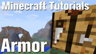 Minecraft Tutorial How to Make Armor in Minecraft [upl. by Yremrej161]