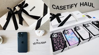 Unboxing CASETiFY iPhone 16 Pro Max Accessories 2024  My Favorite Phone Case Haul [upl. by Gschu440]