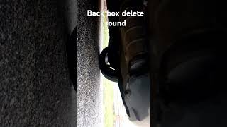 MG6 backbox delete sound [upl. by Tamanaha]