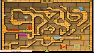 Lets Play Fireboy and Watergirl The light temple 007 Deutsch HD  Wir sehen ins in Teil 3 [upl. by Ellenaej402]