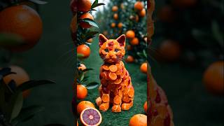 🍍 Cat made out of FRUIT [upl. by Tybie]