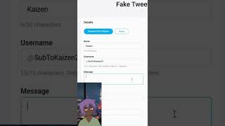 How To Get A Fake Twitter post [upl. by Sudnak173]