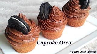 Recette Cupcake Oreo vegan sans gluten [upl. by Loziram82]