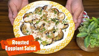 Roasted Eggplant Salad  Recipe by Food Hacks [upl. by Anak]