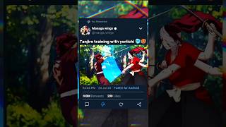 Tanjiro training with yoriichi bot🥶🥵 videoviral shorts🥶🐐 [upl. by Eldwen]