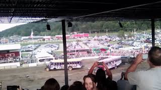 demolition bus Derby scioto county Fair 2024 [upl. by Rollie]