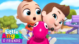 Play Nice at the Playground  Baby John  Little Angel And Friends Fun Educational Songs [upl. by Ruscio]