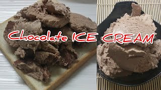 homemade CHOCOLATE ICE CREAM [upl. by Htebazila]