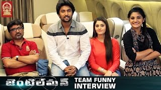 Nani Surabhi and Nivetha Thomas Funny Interview  Nani Gentleman Movie Success Tour [upl. by Nivrac]