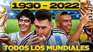 TODAS las FINALES del MUNDIAL 19302022 [upl. by Attenaz]