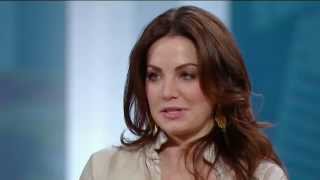 Erica Durance talks Man of Steel And Lois Lane [upl. by Aushoj]