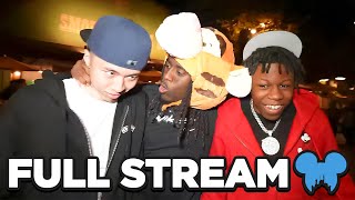 Kai Cenat Took Me To Disneyland For The First Time FULL STREAM [upl. by Dirrej]