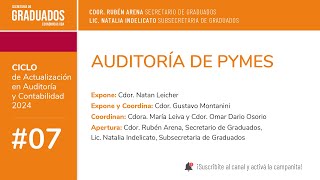 07 Auditoría de PYMES  Económicas UBA [upl. by Kired236]