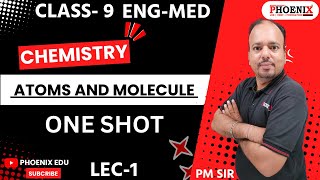 STD 9TH  CHEMISTRY  ATOMS AND MOLECULE  ONE SHOT  BY PM SIR [upl. by Freud]