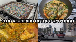 VLOG FIZ MOQUECA DE PEIXE 🐟 DIA DE CUIDAR DO MEU CABELO FIZ BOLO 🎂 DE CHOCOLATE APARECEU A SUMIDA [upl. by Alleroif976]