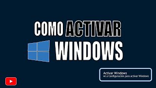 CÓMO ACTIVAR WINDOWS 2024 [upl. by Drucill]