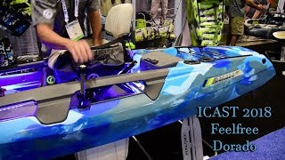 Feelfrees Dorado Pedal Kayak ACK at ICAST 2018 [upl. by Marybella]