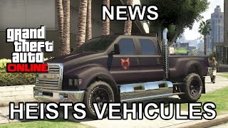 GTA online NEWS DLC Braquages Heists  Vapid Guardian amp Dinka Enduro [upl. by Plato64]