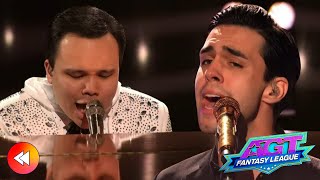 Stephen Sanchez and Kodi Lee Sing Beautiful Duet on AGT Fantasy League 2024 Finale [upl. by Aiyt]