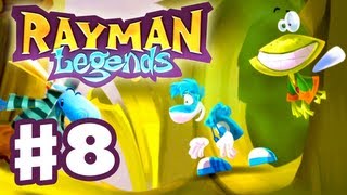 Rayman Legends  Gameplay Walkthrough Part 8  Blue Rayman PS3 Wii U Xbox 360 PC [upl. by Anaik675]