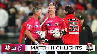 Vince Patterson lead Sixers to seven straight over Gades  BBL12 [upl. by Ayaet648]