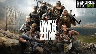 Call of Duty Warzone 20 GTX 1650  RYZEN 5 3550H FULL HD All Settings [upl. by Barna]